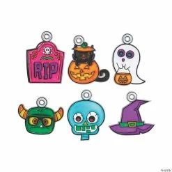 New 🎉 Mini 🧛 Halloween Suncatchers - 48 Pc. 🛒 -Halloween Crafts Shop mini halloween suncatchers 48 pc 13950356 a01