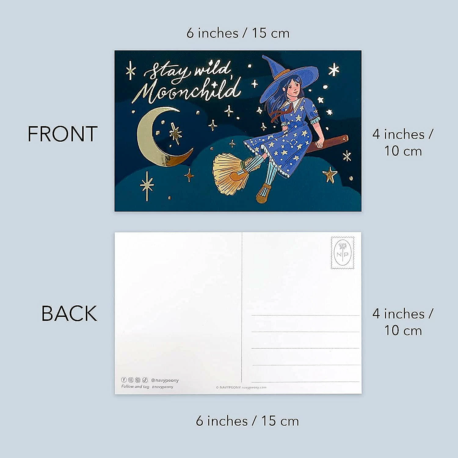 Buy ๐ Navy Peony Practical Magic ๐ฆ Halloween Postcards โจ 4 Buy ๐ Navy Peony Practical Magic ๐ฆ Halloween Postcards โจ - Image 2