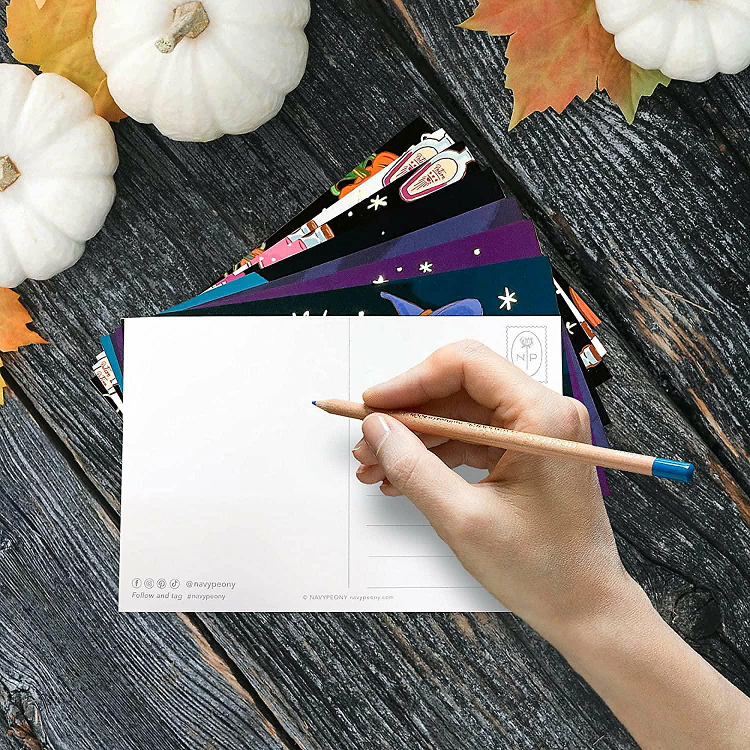 Buy ๐ Navy Peony Practical Magic ๐ฆ Halloween Postcards โจ 5 Buy ๐ Navy Peony Practical Magic ๐ฆ Halloween Postcards โจ - Image 3