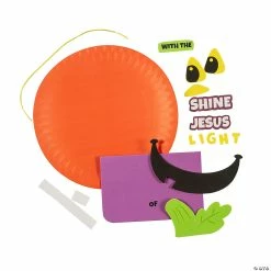 Discount 🎁 Paper Plate & Foam Christian Pumpkin Craft Kit - Makes 12 😀 -Halloween Crafts Shop paper plate and foam christian pumpkin craft kit makes 1248 5345 a02