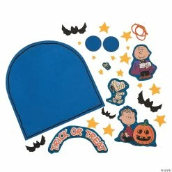New 🛒 Peanuts® 💀 Halloween Sign Craft Kit- Makes 12 👍 -Halloween Crafts Shop peanuts sup sup halloween sign craft kit makes 1213703202 a01