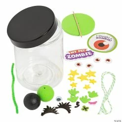 Hot Sale 💯 Pet Zombie in a Jar Craft Kit - Makes 6 😀 -Halloween Crafts Shop pet zombie in a jar craft kit makes 614113161 a01