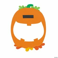 Outlet 🌟 Pumpkin Picture Frame Magnet Craft Kit - Makes 12 😍 -Halloween Crafts Shop pumpkin picture frame magnet craft kit makes 1248 9886 a02