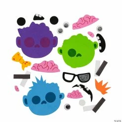 Budget 👍 Silly Zombie 🧛 Halloween Magnet Craft Kit - Makes 12 💯 -Halloween Crafts Shop silly zombie halloween magnet craft kit makes 1214113160 a01