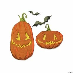 Outlet 💯 Sizzix Thinlits Dies By Tim Holtz 12/Pkg-Pumpkin Patch Colorize 🤩