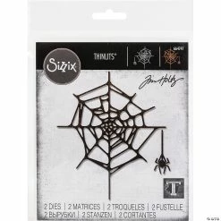 Discount 😀 Sizzix Thinlits Dies By Tim Holtz Spider Web, 2 Pack ❤️