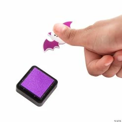 Wholesale 🛒 Thumbprint Haunted House Craft Kit - Makes 12 ✨ -Halloween Crafts Shop thumbprint haunted house craft kit makes 1213982704 a02