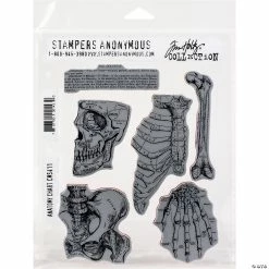 Best deal 🧨 Tim Holtz Cling Stamps 7"x8.5", Anatomy Chart 🤩