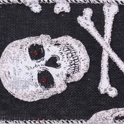 Buy 💯 Vickerman 2.5" x 10 Yards Black and White Skull Ribbon 😉 -Halloween Crafts Shop vickerman 2 5 x 10 yards black and white skull ribbon14245729 a01