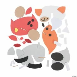 Wholesale 🔔 Woodland Animal Pumpkin Decorating Craft Kit - Makes 6 ✨ -Halloween Crafts Shop woodland animal pumpkin decorating craft kit makes 613851882 a01