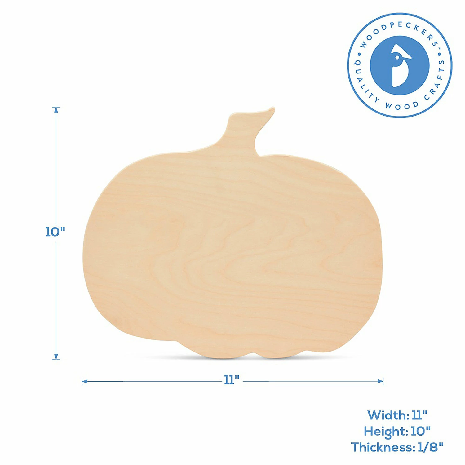 Hot Sale 🎉 Woodpeckers Crafts, DIY Unfinished Wood 11" Pumpkin Cutout, Pack of 3 🔔 4 Hot Sale 🎉 Woodpeckers Crafts, DIY Unfinished Wood 11" Pumpkin Cutout, Pack of 3 🔔 - Image 2