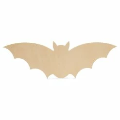 Hot Sale ⭐ Woodpeckers Crafts, DIY Unfinished Wood 16" Bat Cutout 🔔
